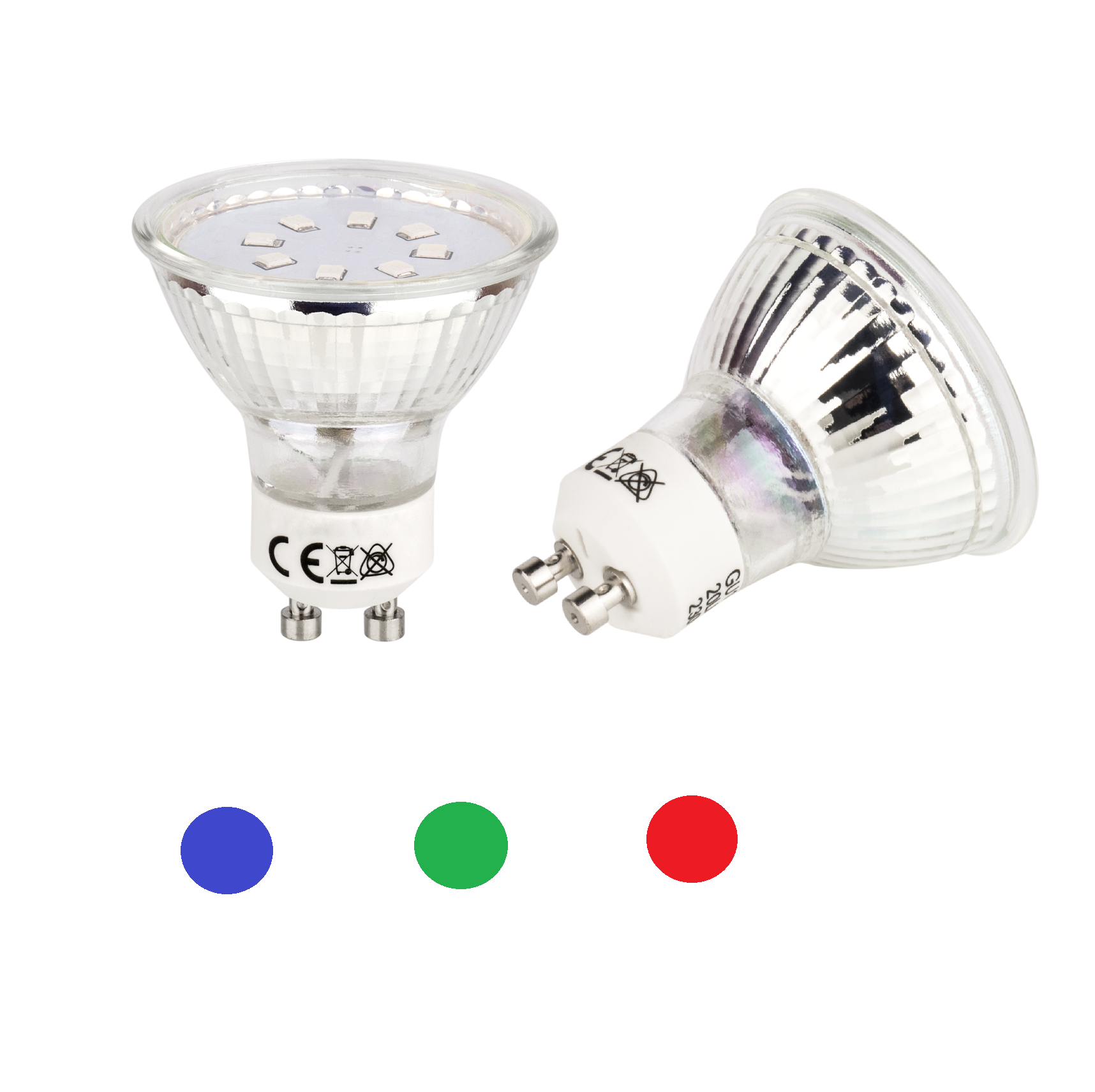 GU10 1 Watt LED Leuchtmittel 230V Spot Strahler Lampe 120° Ra80 EEK A+