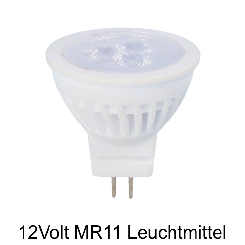 LED Einbau-Strahler 12V MR11 3W 55mm-60mm Spot Leuchte Deckenleuchte